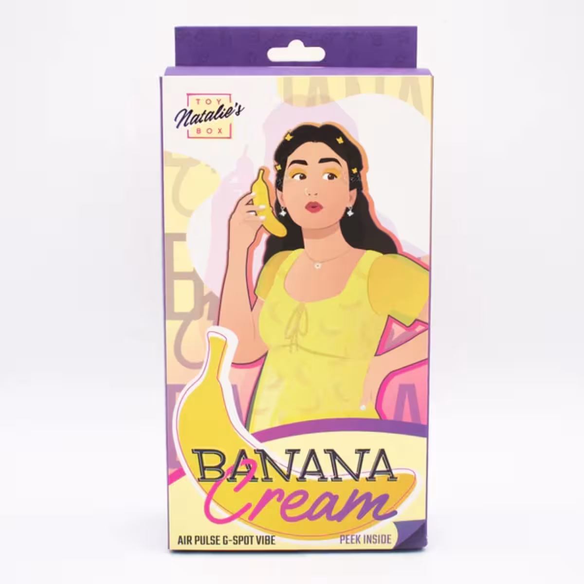 Banana Cream Air Pulse & G-Spot Vibrator – Gentle, Discreet, and Beginner-Friendly image 2