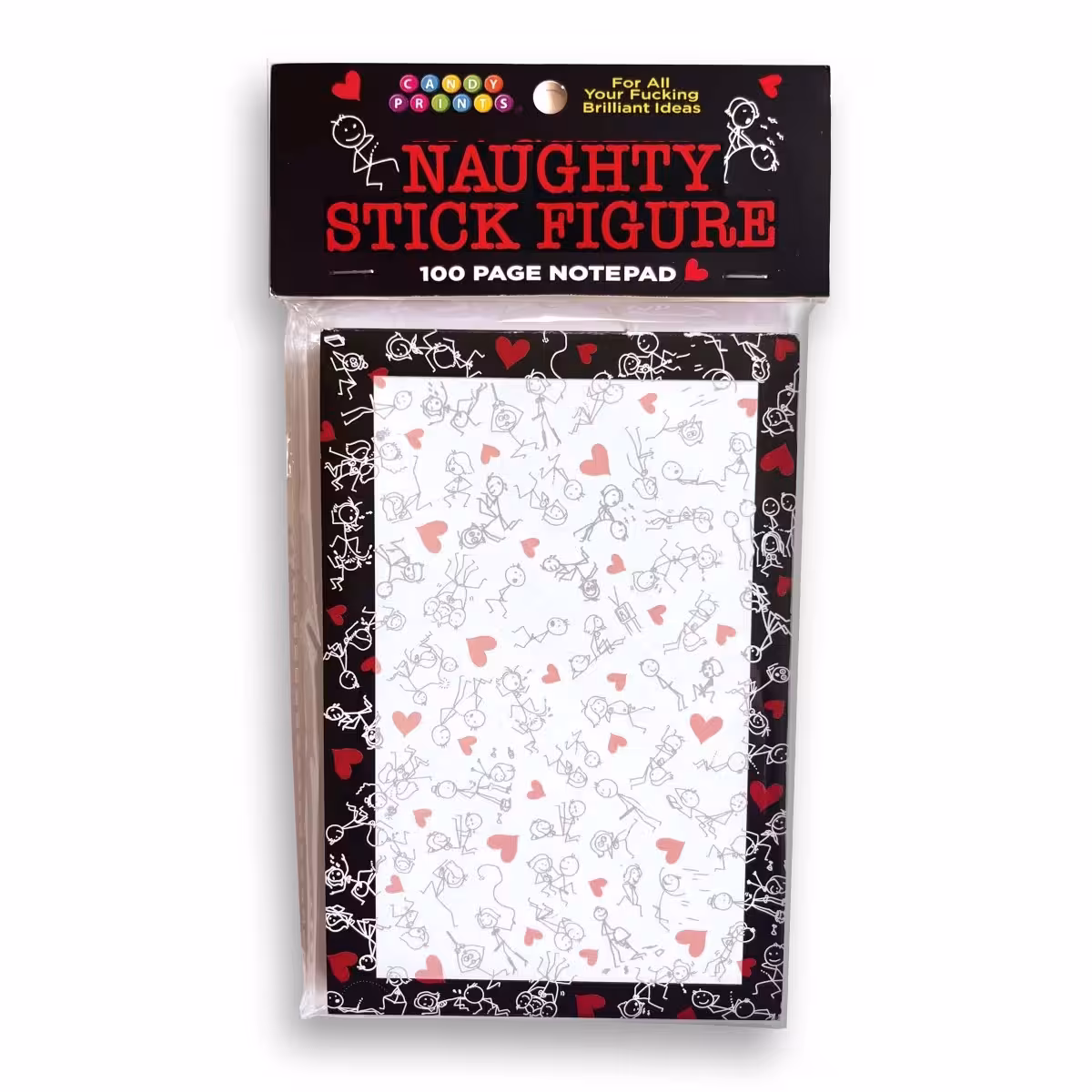 Naughty Stick Figure Notepad – Playful Desk Companion