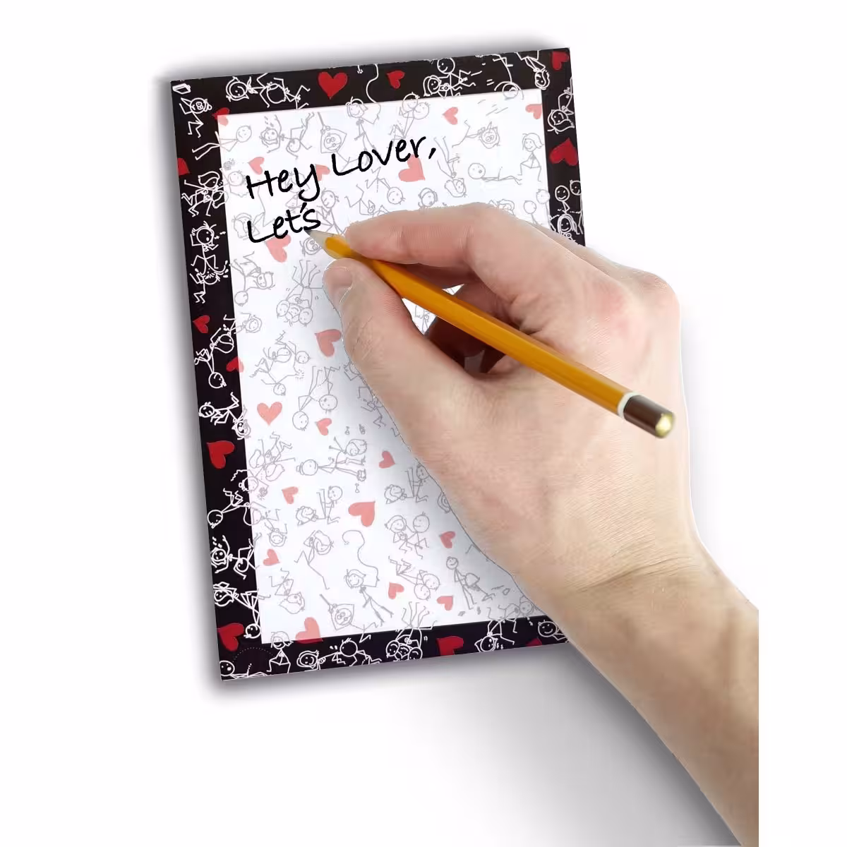 Naughty Stick Figure Notepad – Playful Desk Companion image 2