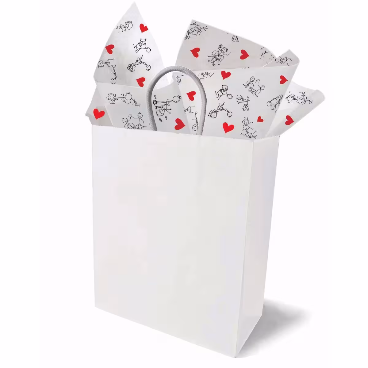Naughty Stick Figure Tissue Paper | Playful Gift Accents for UK Customers image 2