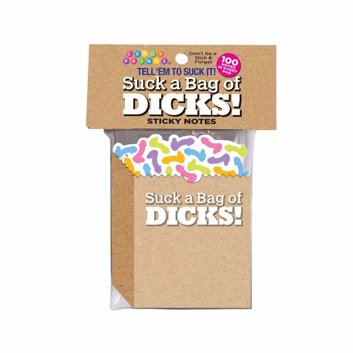 Suck A Bag Of Dicks Sticky Notes – Humorous Desk Essentials