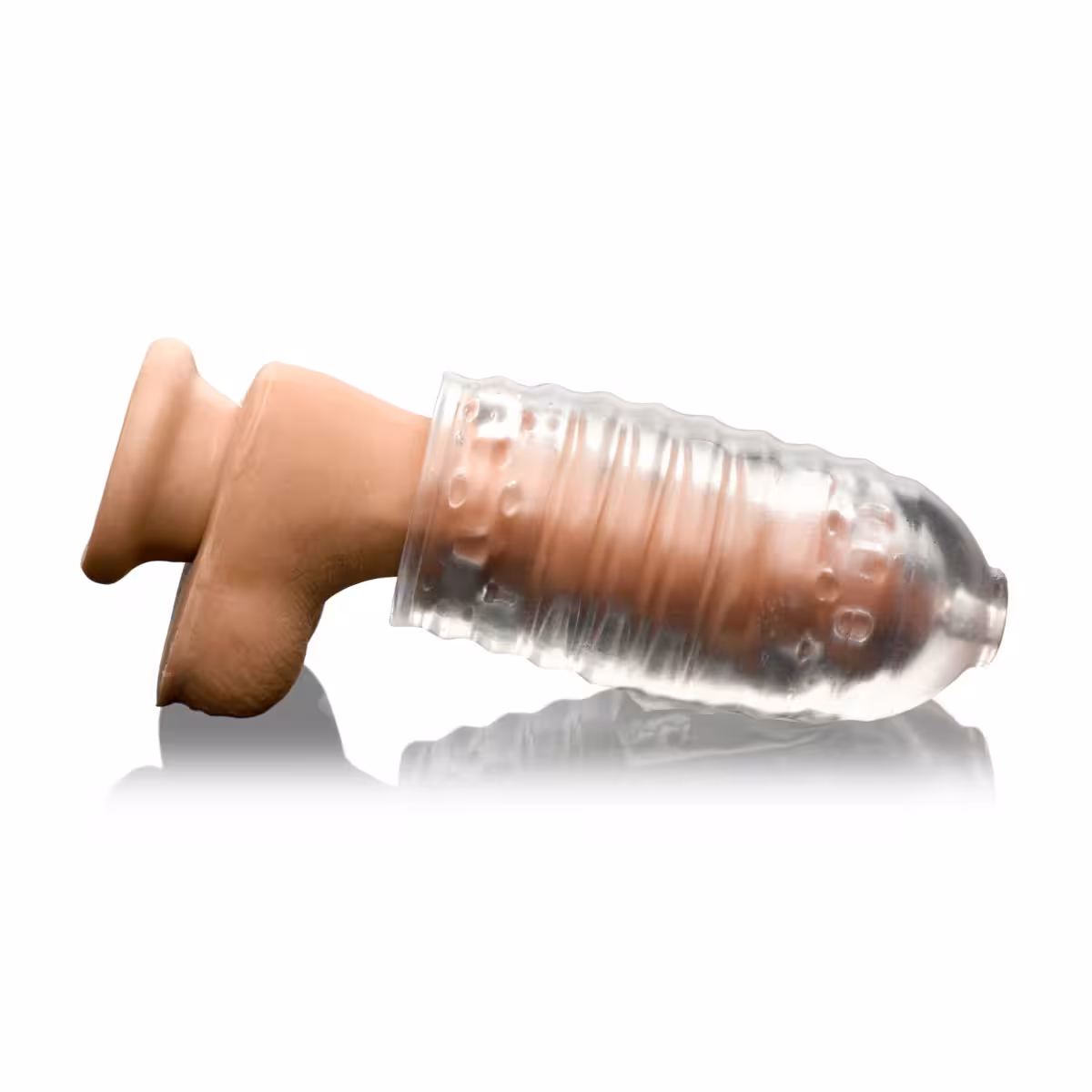 Lovebotz Milker TPE Masturbator Clear image 4
