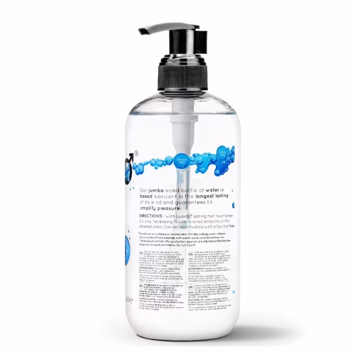 Lubido Jumbo Transparent 500ml - Long-Lasting Water-Based Lube for Comfortable Intimacy image 2