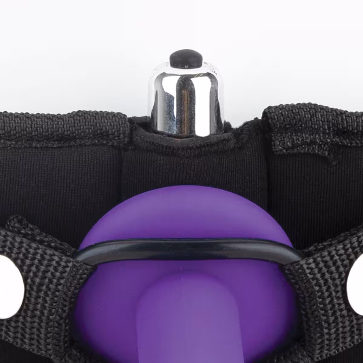 Lux Fetish Purple Strap On Harness & 5inch Dildo Set image 5