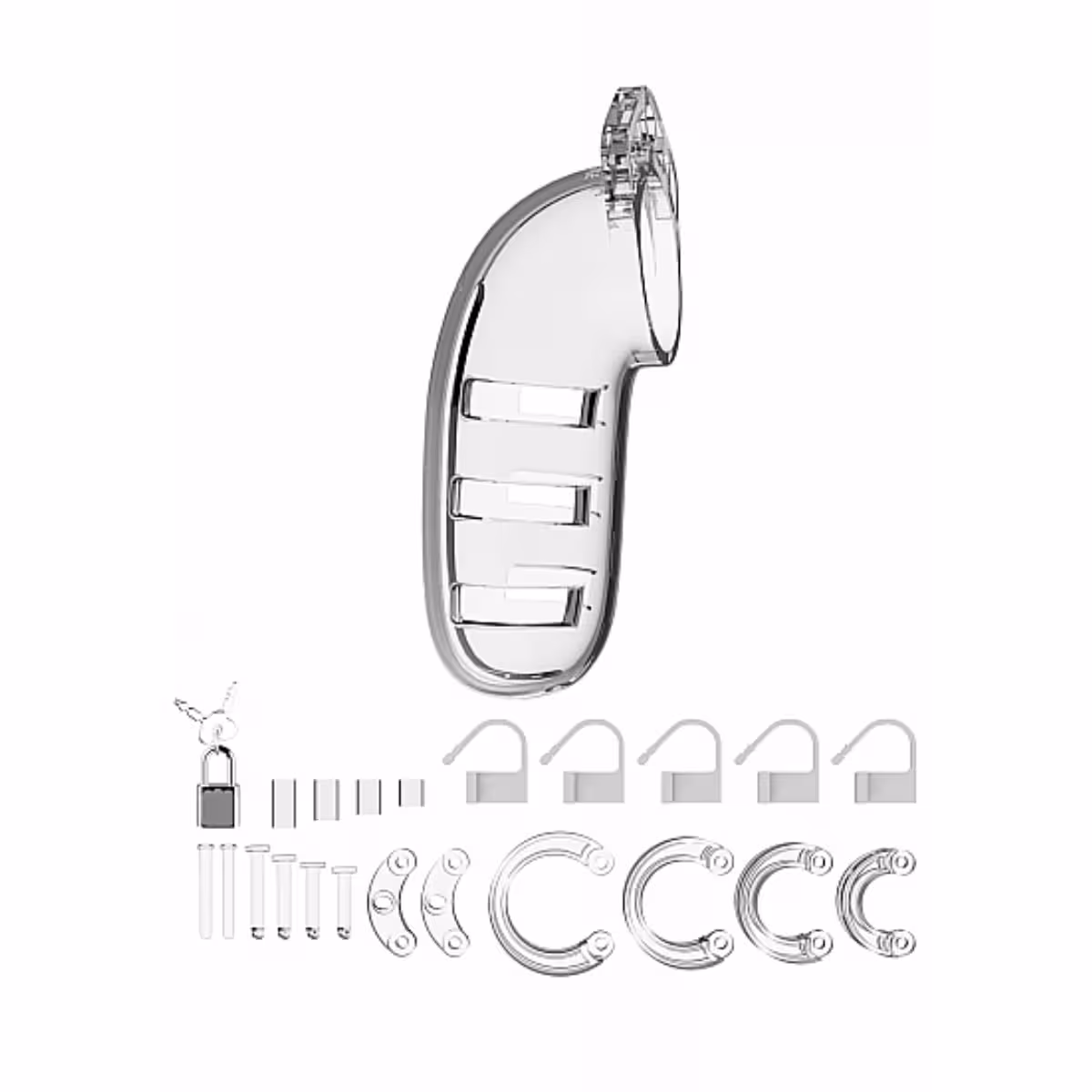 Man Cage Model 06 Chastity 5.5inch Cock Cage image 3