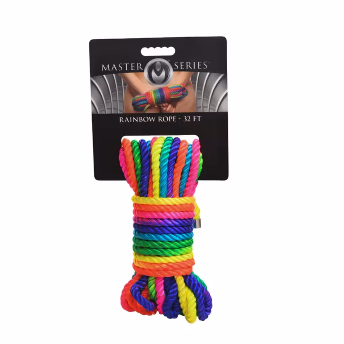 Master Series Rainbow Rope 32ft – Premium Bondage Rope for Partner Play image 2