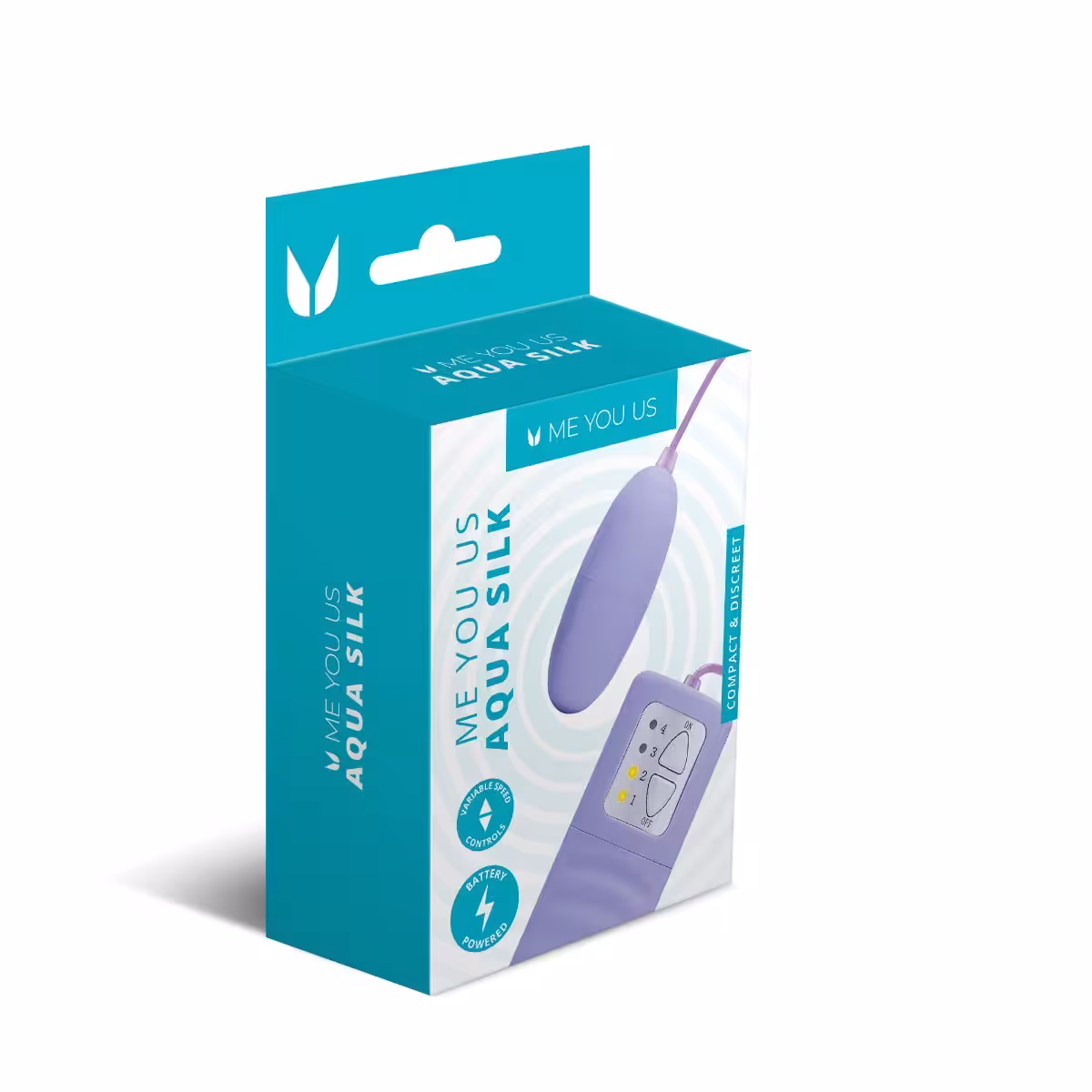 Me You Us Aqua Silk Vibrating Bullet Violet image 2