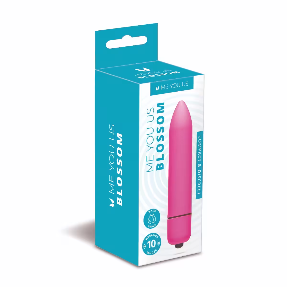 Me You Us Blossom 10 Mode Bullet Vibrator Pink image 2