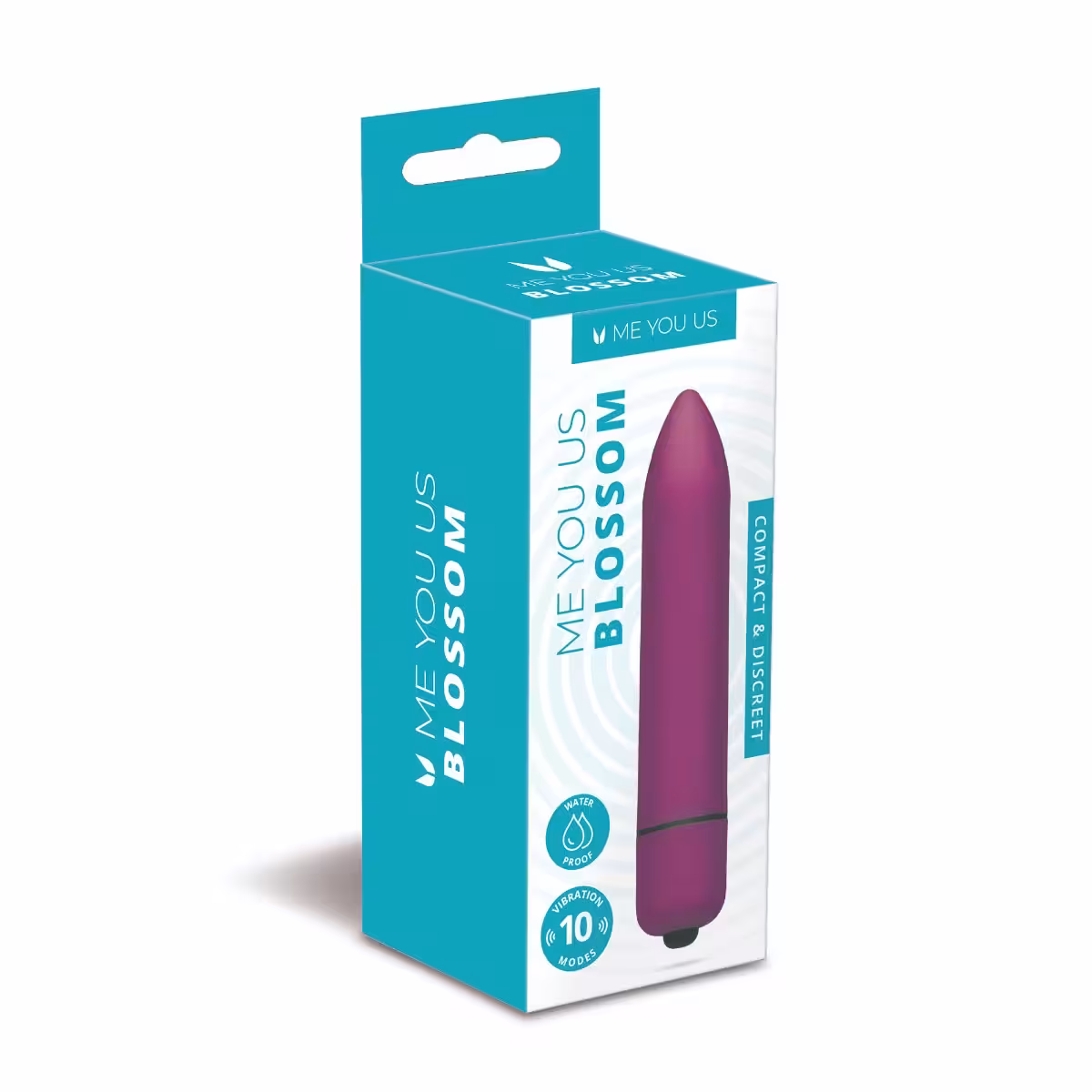Me You Us Blossom 10 Mode Bullet Vibrator Purple image 2