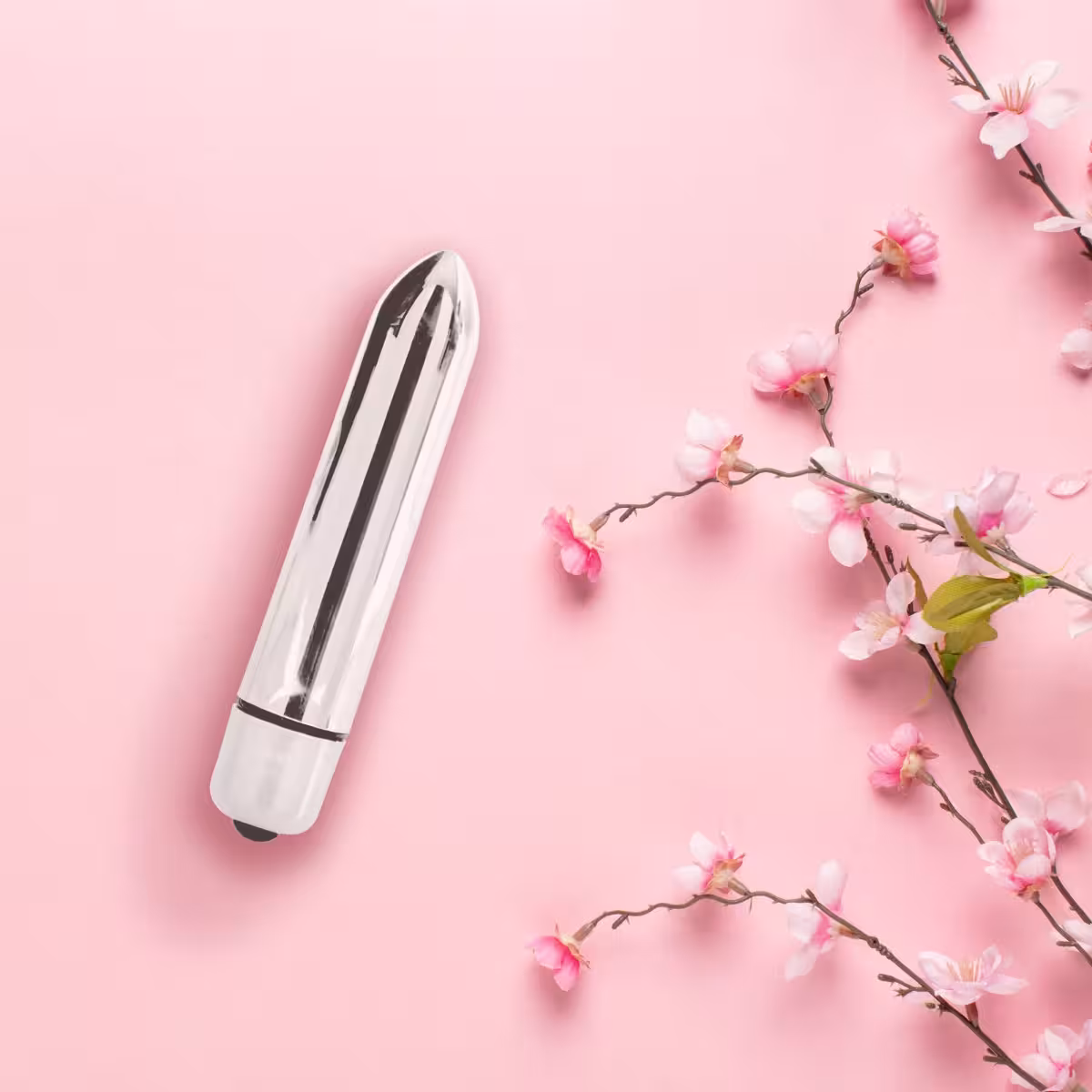 Me You Us Blossom 10 Mode Bullet Vibrator Silver image 4