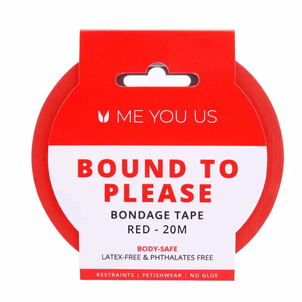 Me You Us Bound To Please Bondage Tape Restraints Red 20m image 2