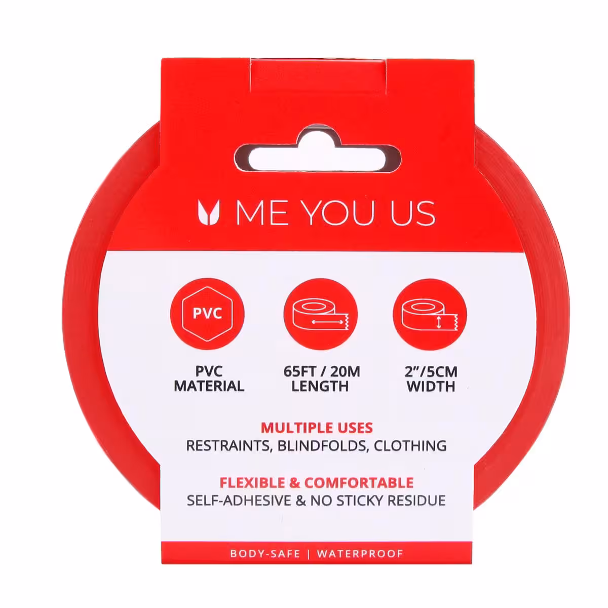 Me You Us Bound To Please Bondage Tape Restraints Red 20m image 3
