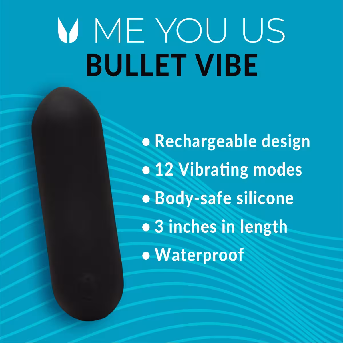 Me You Us Bullet Vibrator Black image 5