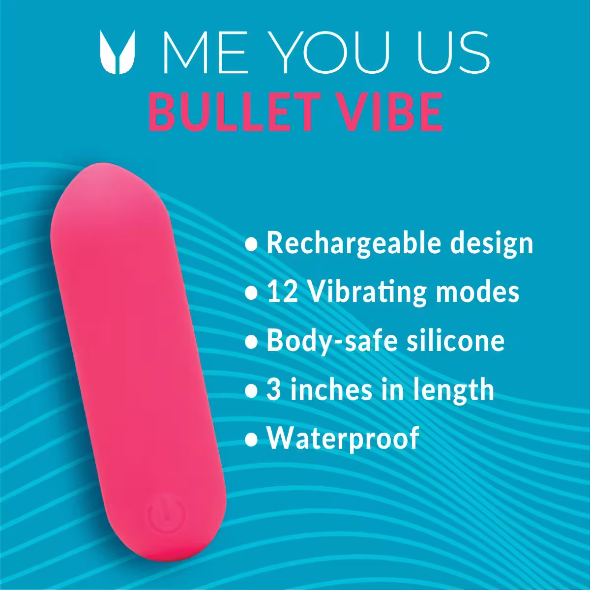Me You Us Bullet Vibrator Hot Pink image 4