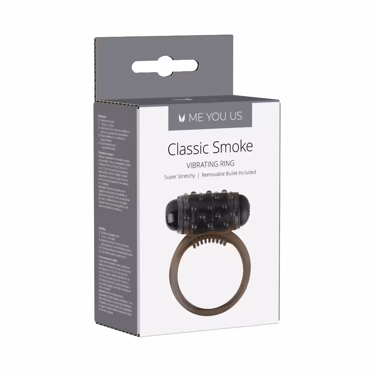 Me You Us Classic Smoke Cock Ring Smoke image 3