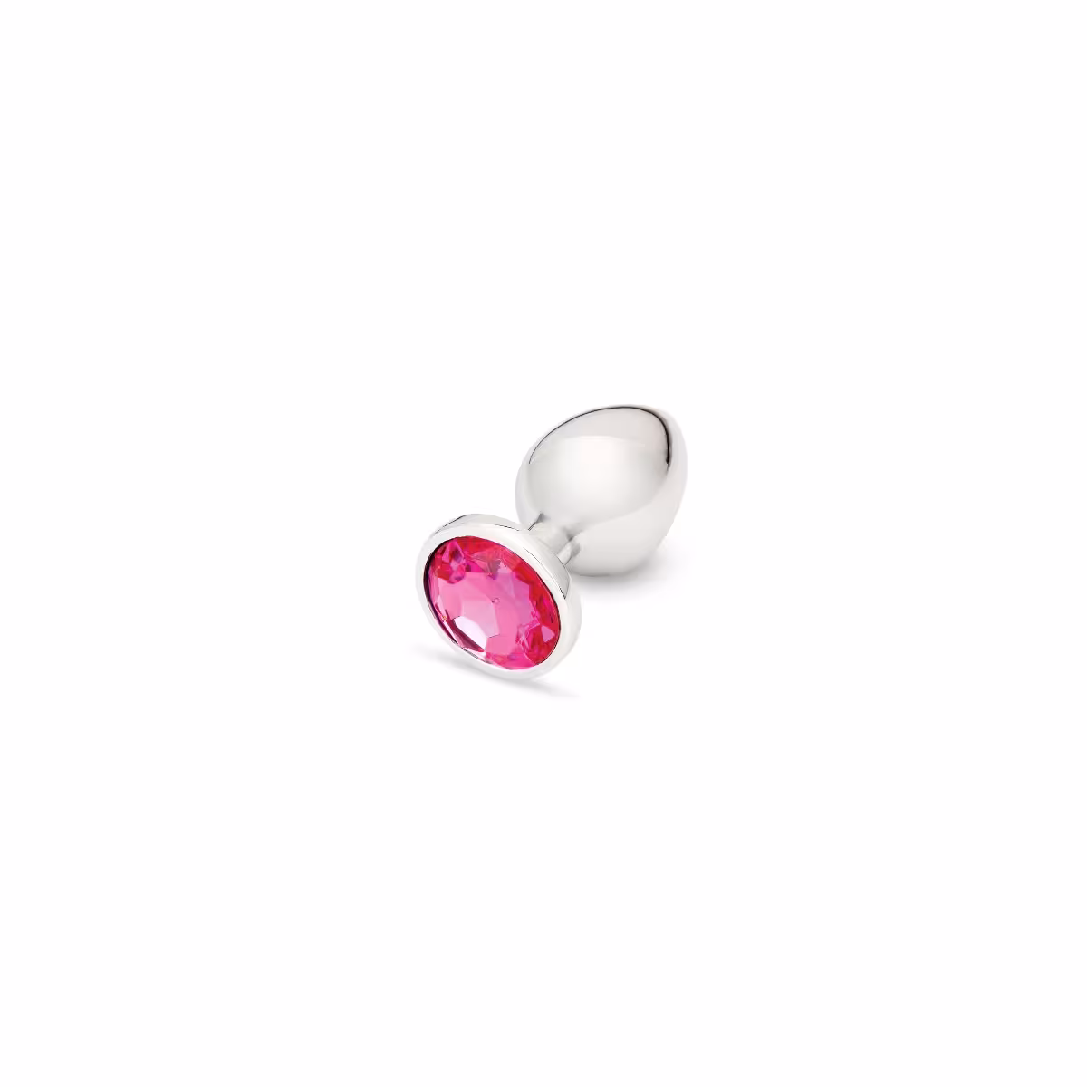 Me You Us Crystal Jewels Metal Butt Plug Pink Large image 3