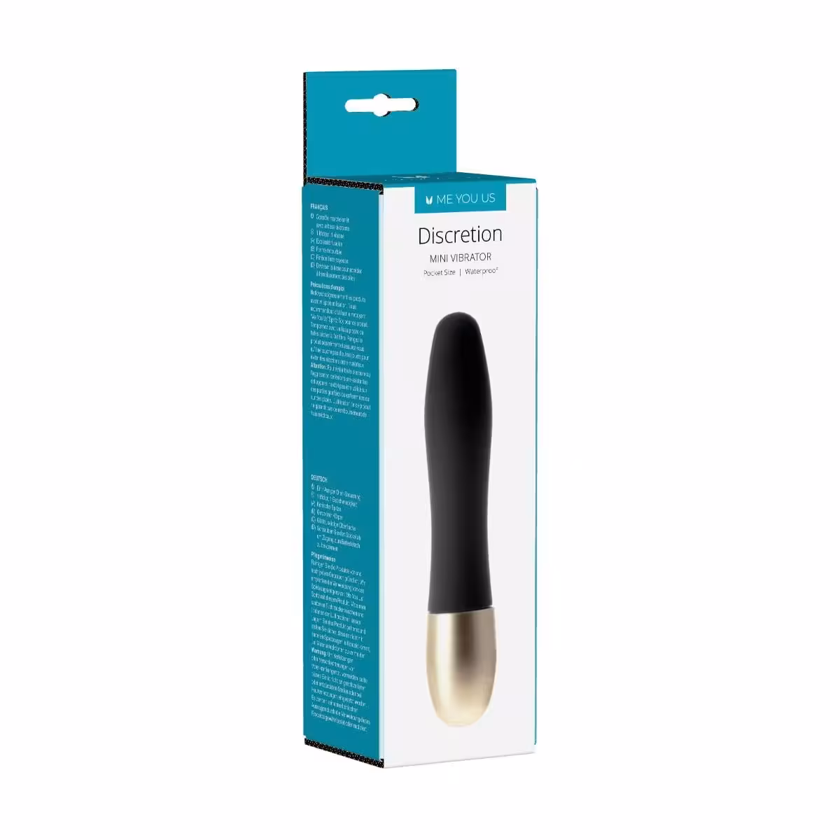 Me You Us Discretion Bullet Vibrator Black image 3