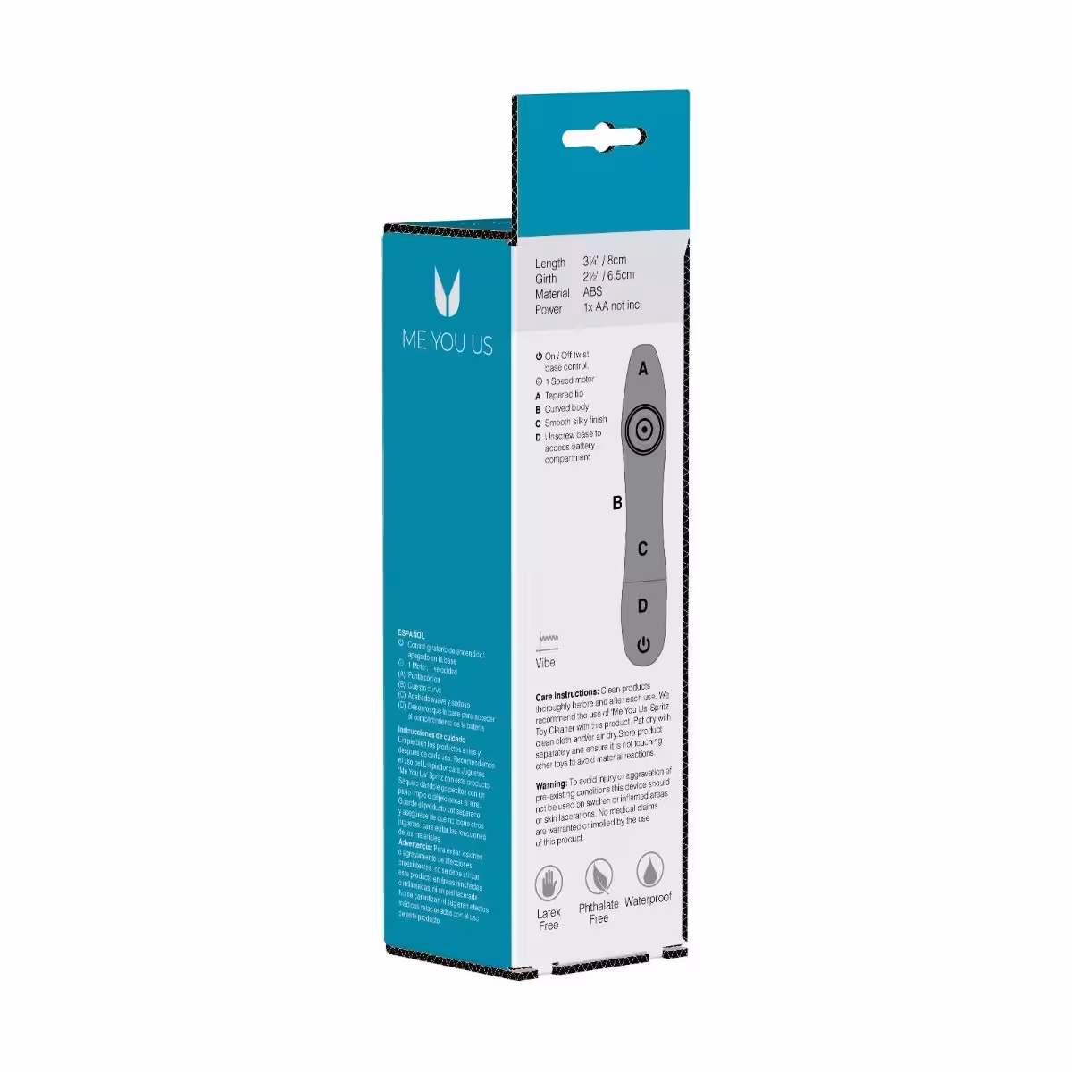Me You Us Discretion Bullet Vibrator Black image 4