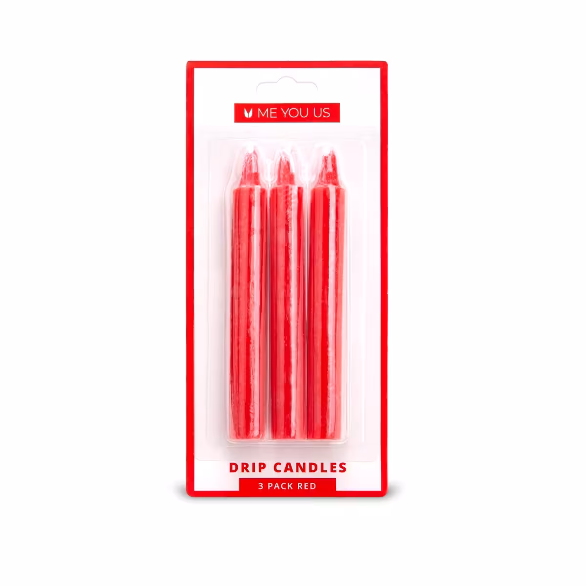 Me You Us Drip Candles 3 Pack Red – Sensual Art for Intimate Moments image 2