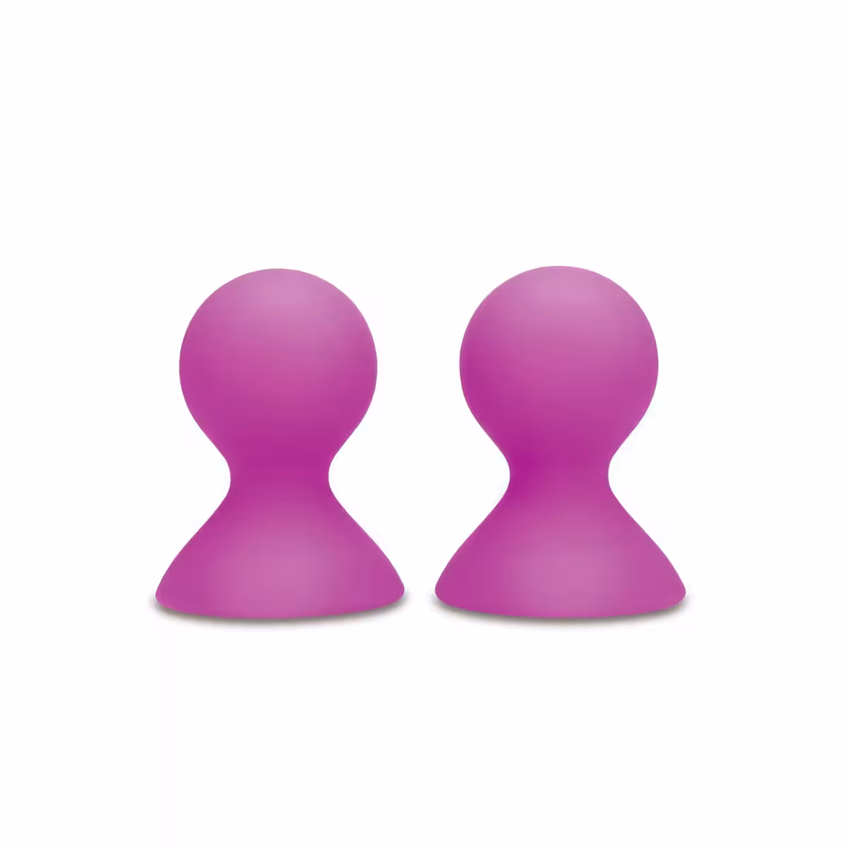 Me You Us Dual Masseuse Silicone Nipple Suckers 2 Pack Purple image 2