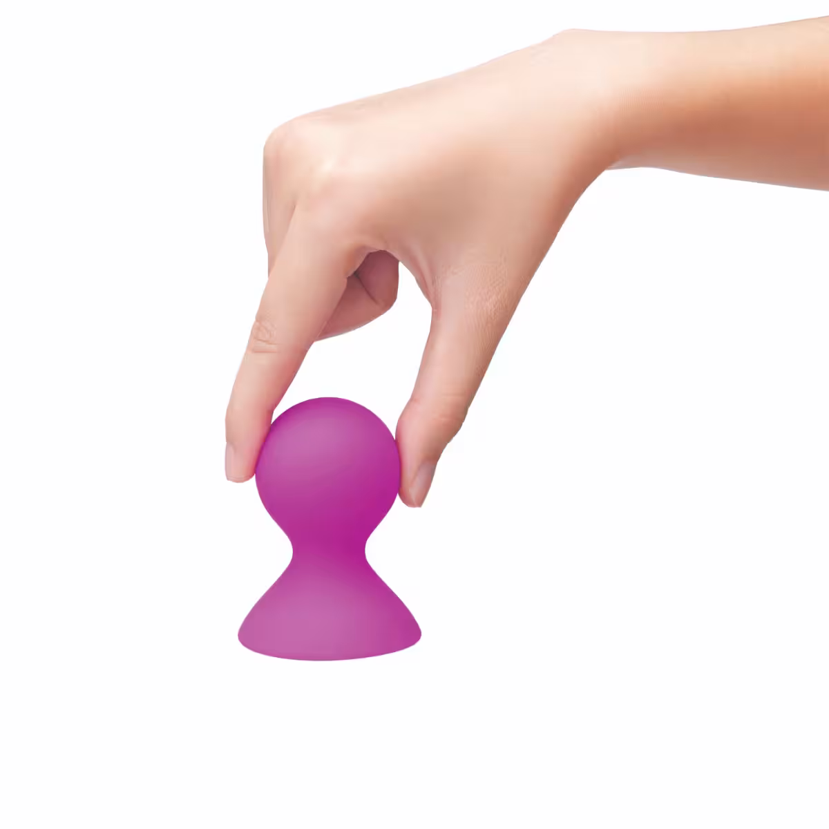 Me You Us Dual Masseuse Silicone Nipple Suckers 2 Pack Purple image 4
