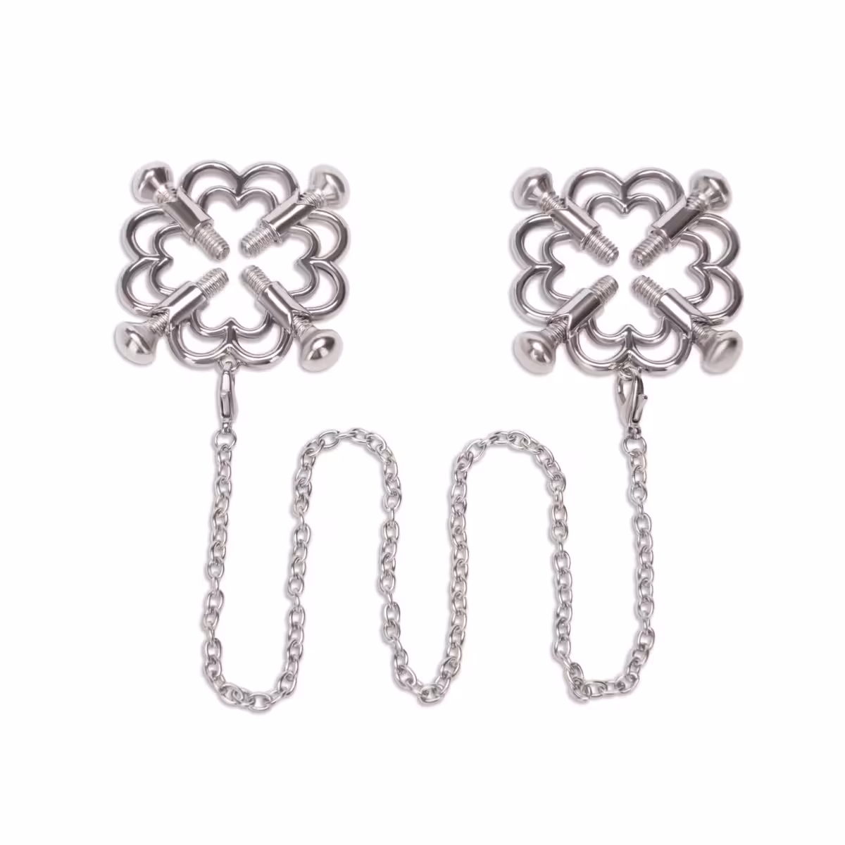 Me You Us Flower Design Nipple Chain