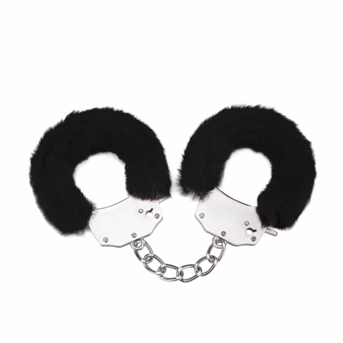 Me You Us Furry Handcuffs Black image 5