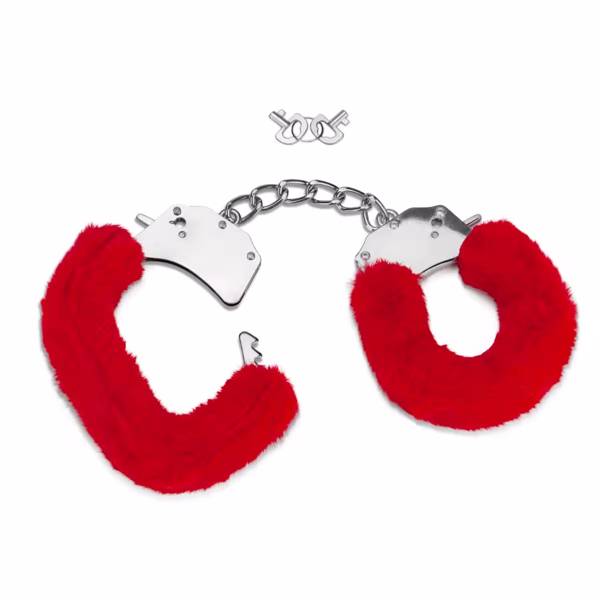 Me You Us Furry Handcuffs Red image 3