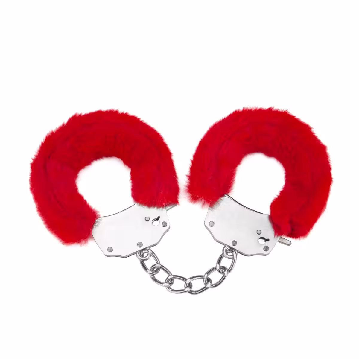 Me You Us Furry Handcuffs Red image 5