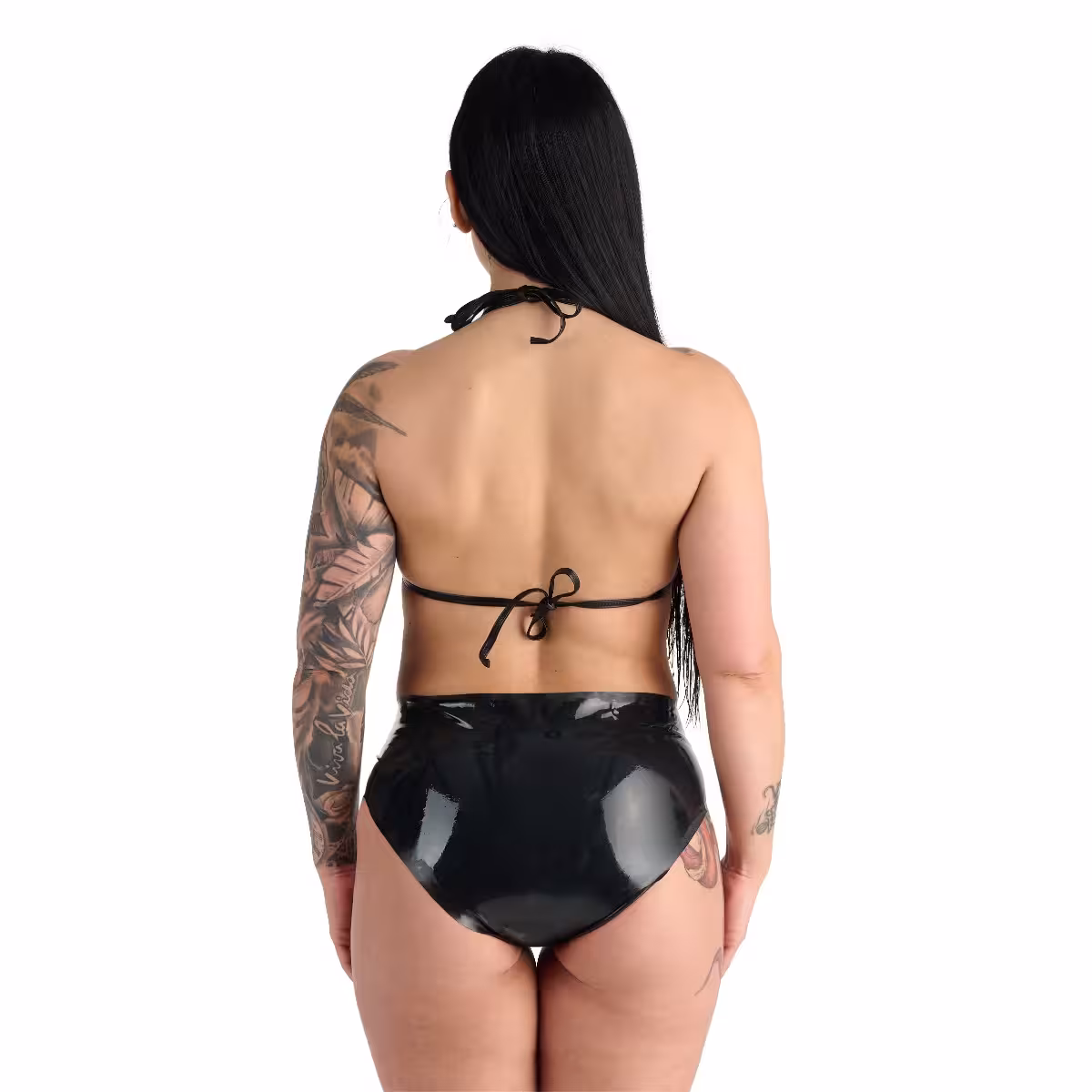 Me You Us Latex Crotchless Panties image 5