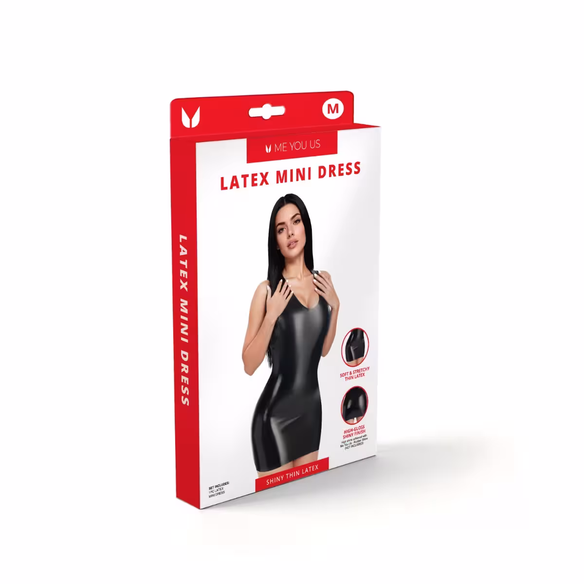 Me You Us Latex Mini Dress image 2
