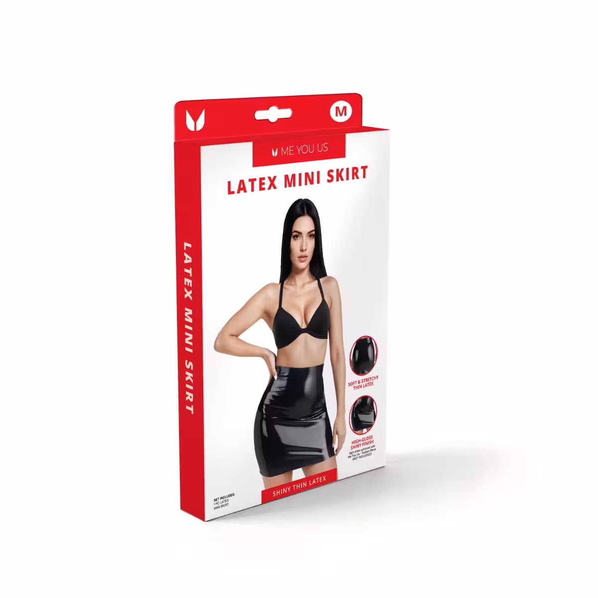 Me You Us Latex Mini Skirt image 2