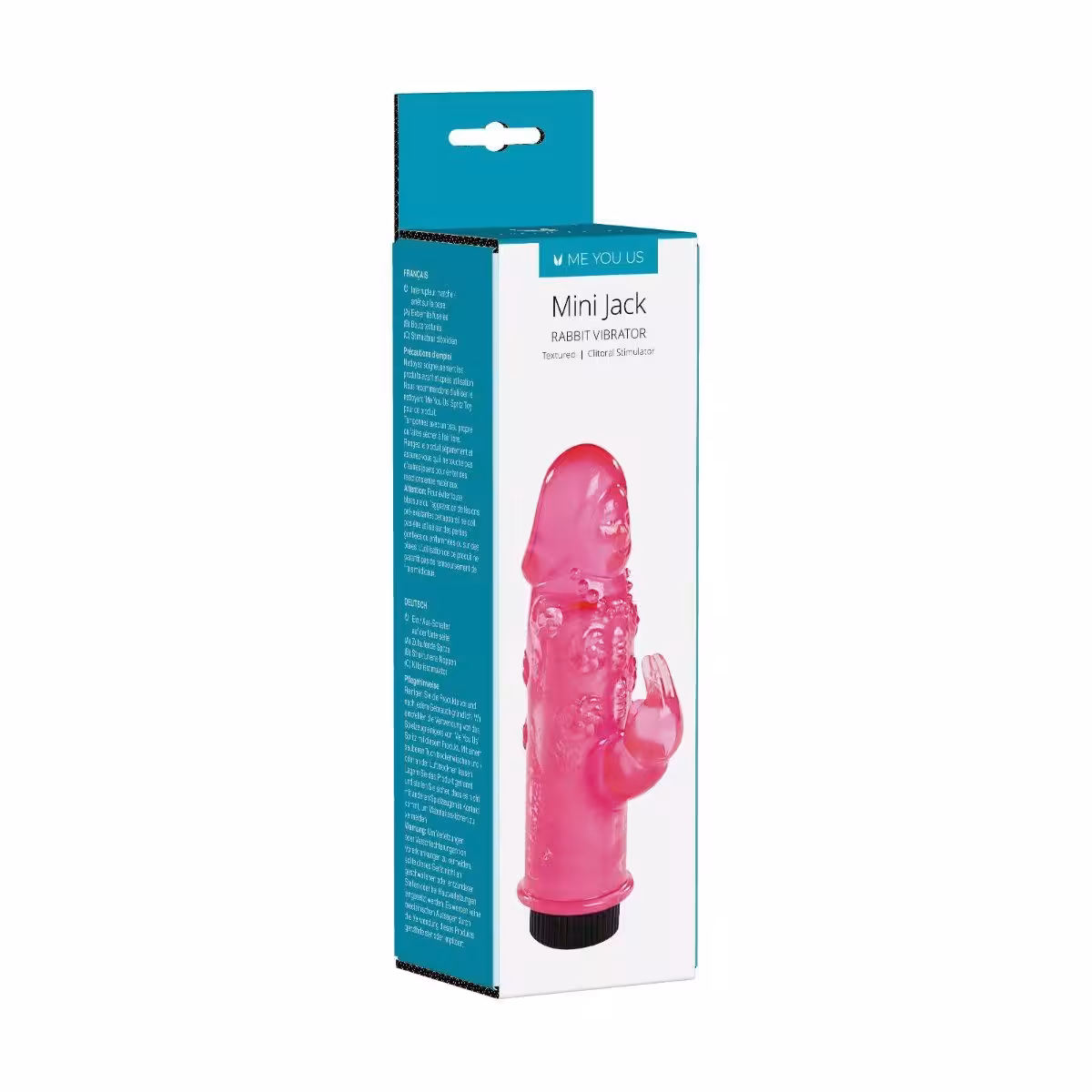 Me You Us Mini Jack Rabbit Vibrator Pink image 3