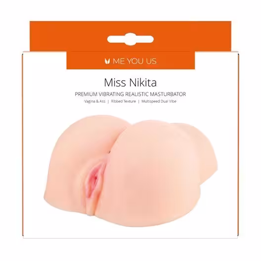 Me You Us Miss Nikita Premium Vibrating Realistic Masturbator Flesh