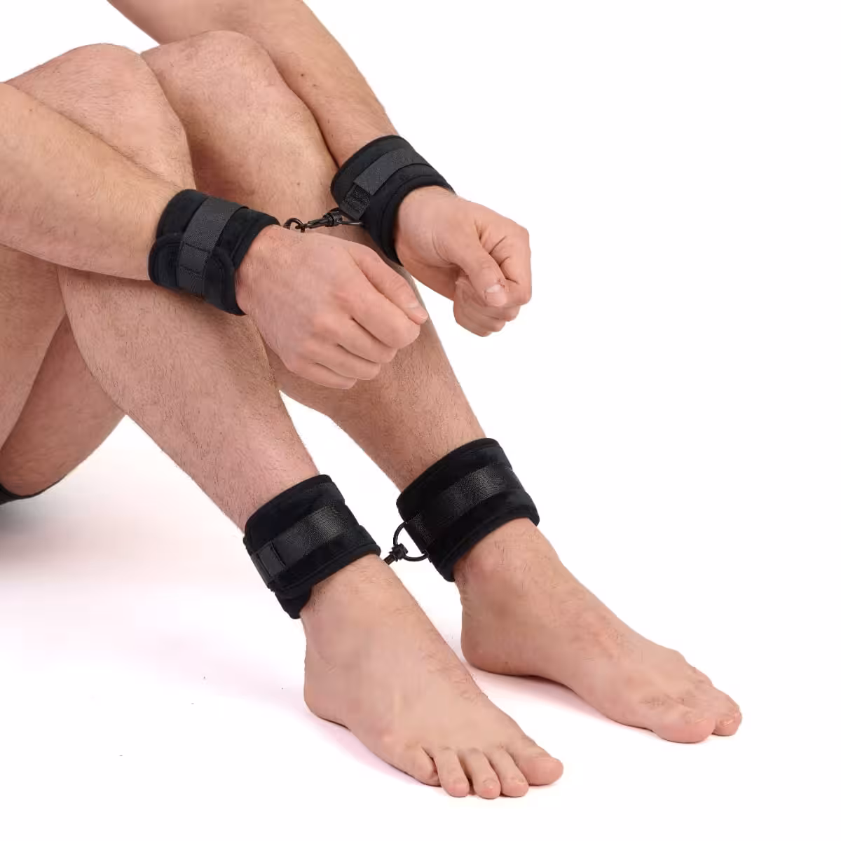 Me You Us Padded Velvet Wrist and Ankle Cuff Set