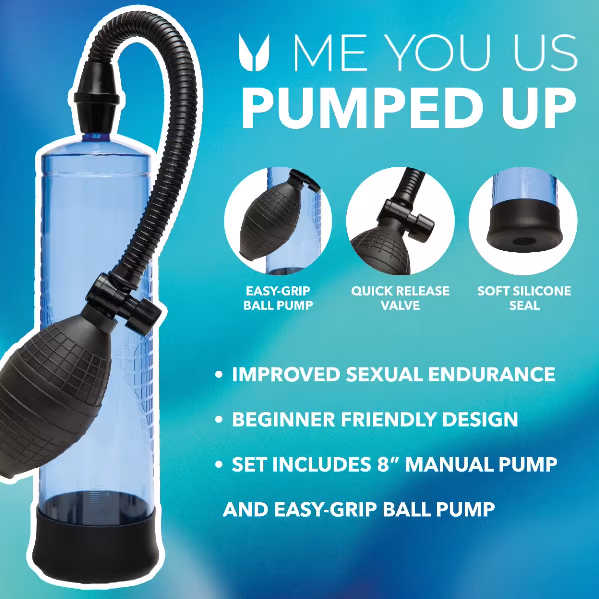 Me You Us Pumped Up Blue Suction Pump – Enhance Comfort & Confidence image 8