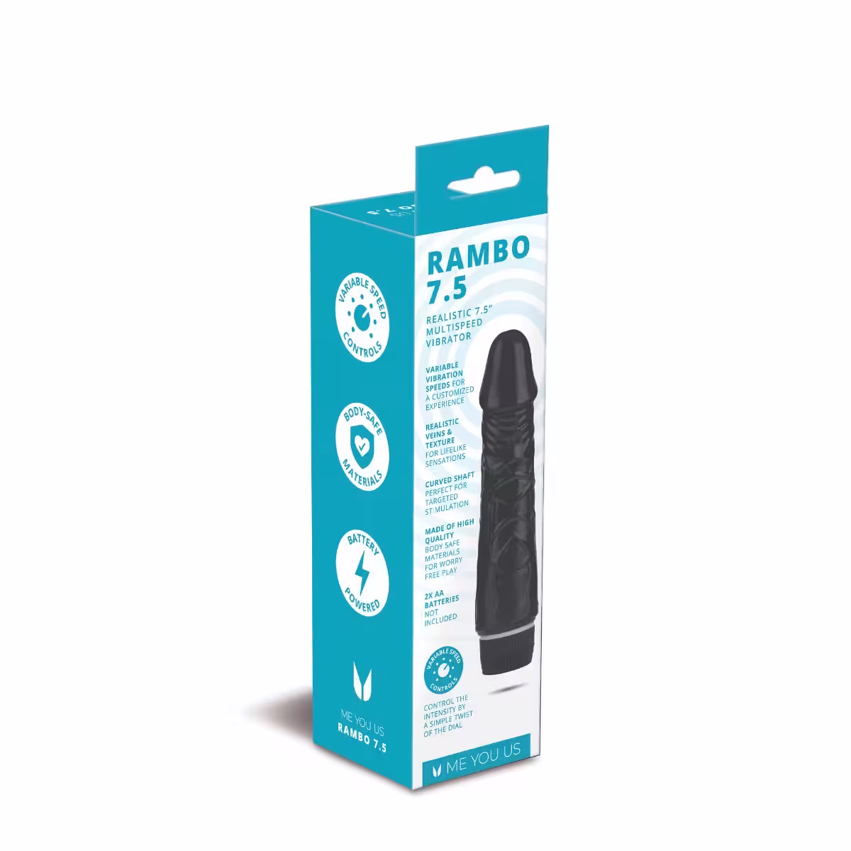 Me You Us Rambo 7.5 Realistic Vibrator image 4