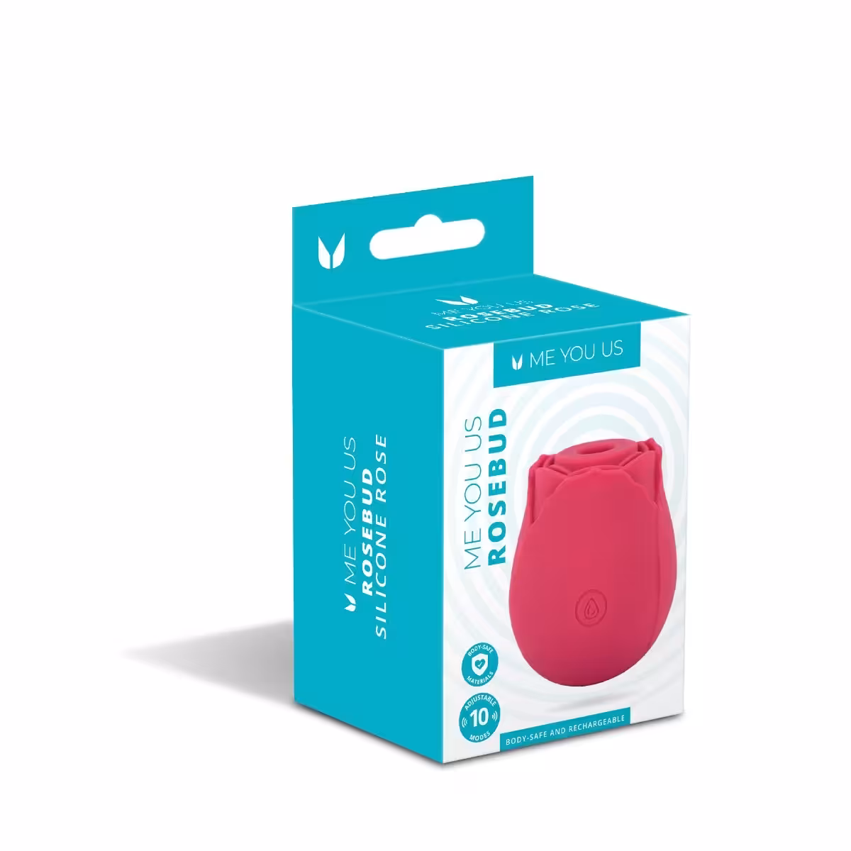 Me You Us Rosebud Silicone Sucking Vibrator Pink image 2