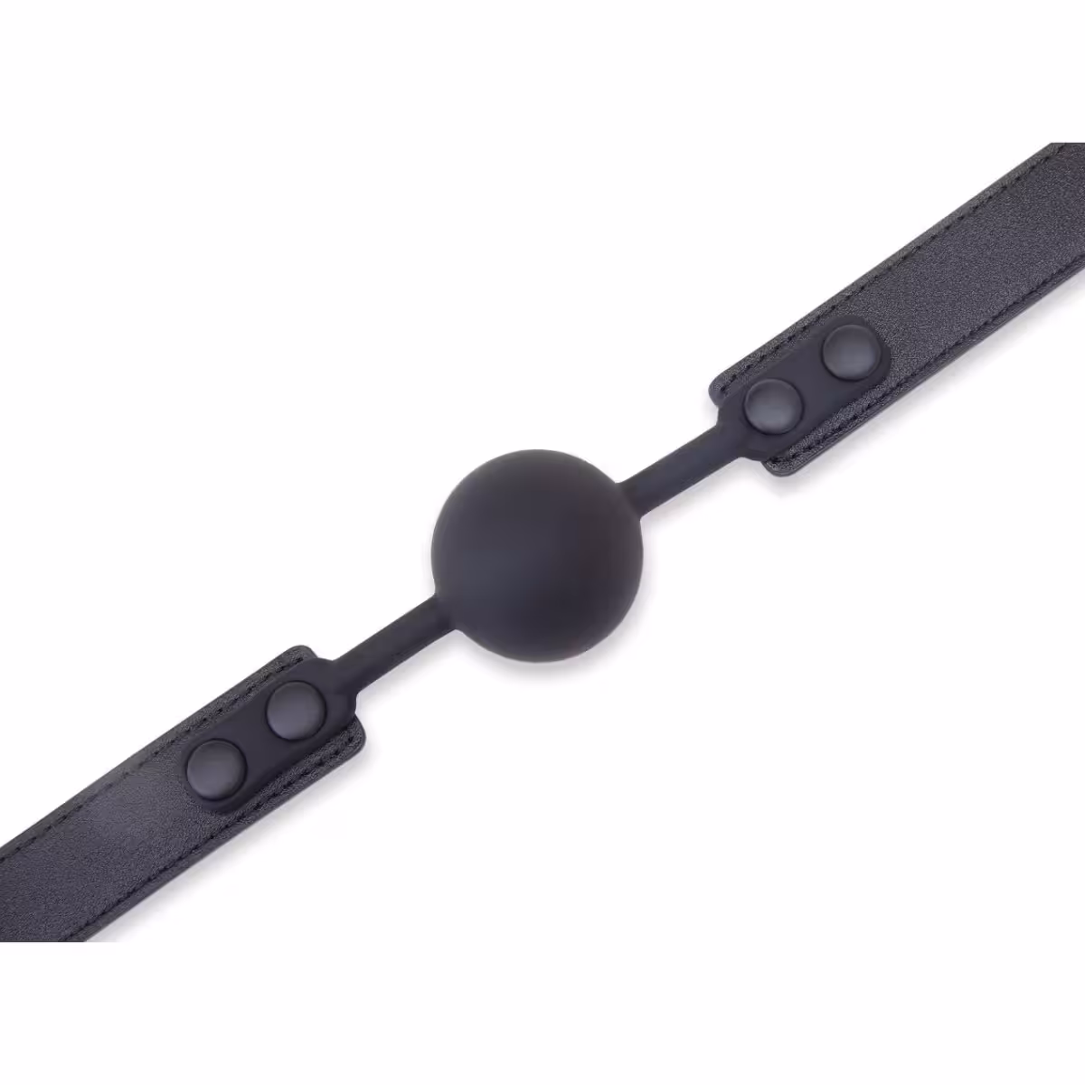 Me You Us Silicone Ball Gag Black image 3