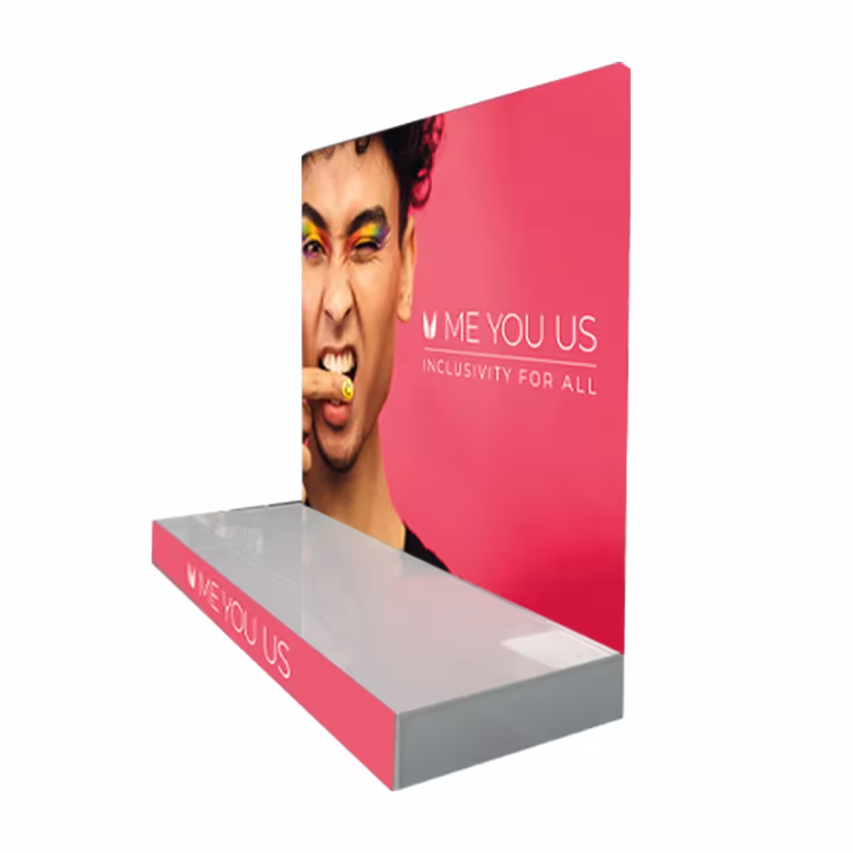 Me You Us Slat Wall Acrylic Shelf image 2