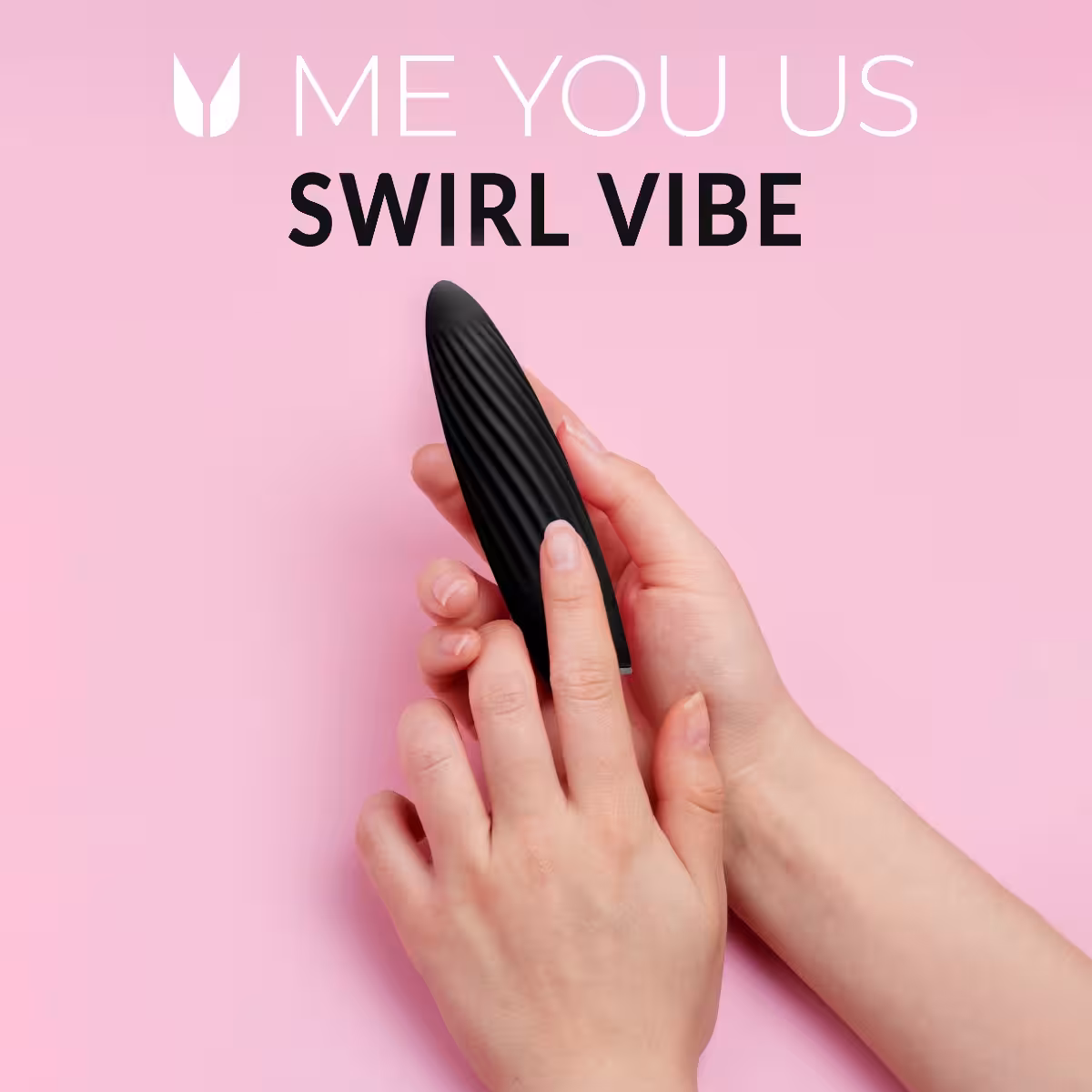 Me You Us Swirl Bullet Vibrator Black image 6