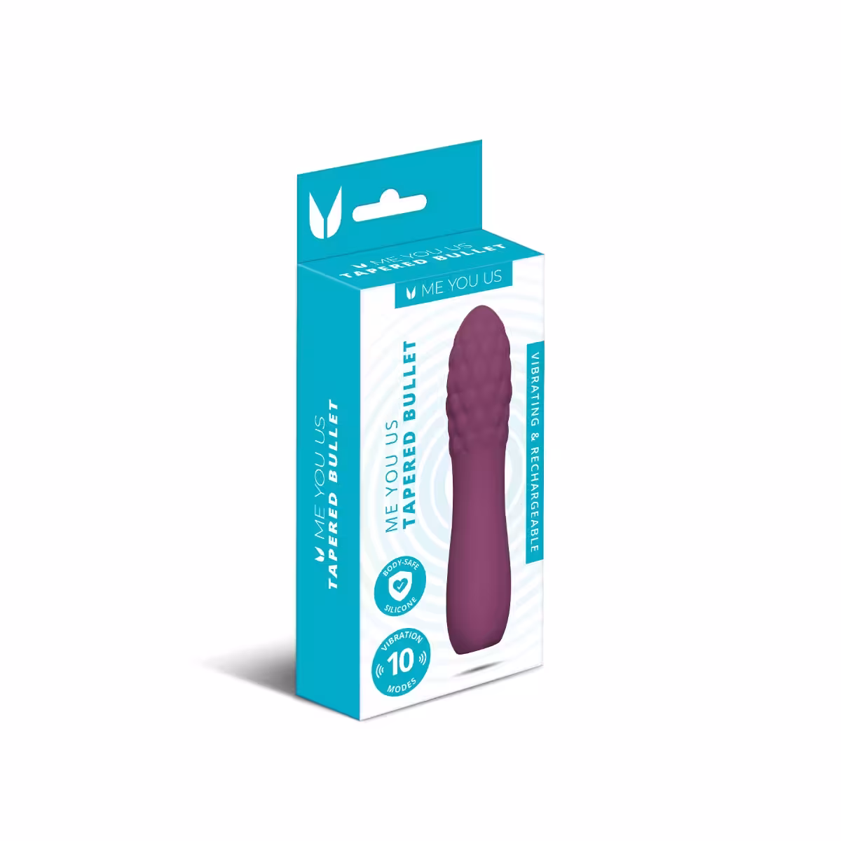 Me You Us Tapered Bullet Vibrator Purple image 2