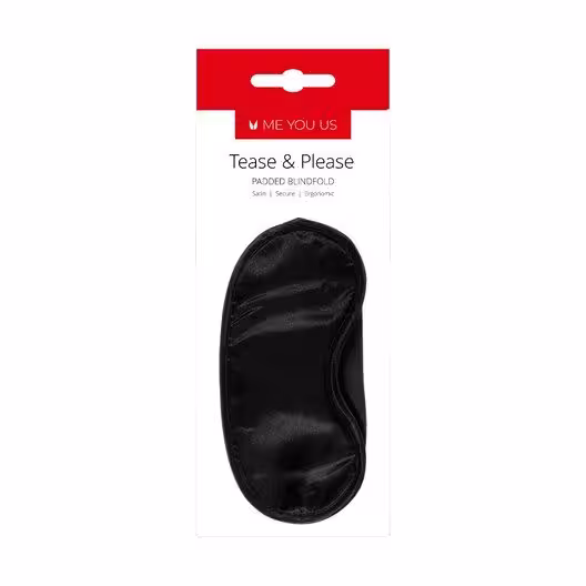 Me You Us Tease And Please Padded Blindfold Black image 2