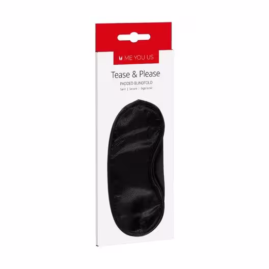 Me You Us Tease And Please Padded Blindfold Black image 4