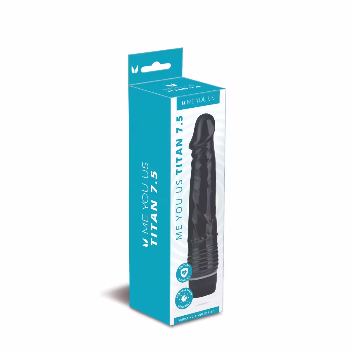 Me You Us Titan Realistic Vibrator Black image 2