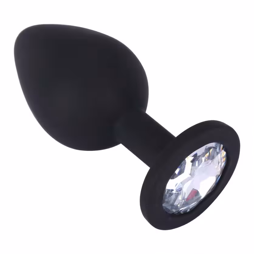 Me You Us Trio Of Jewels Jewelled Butt Plug Set Black image 2