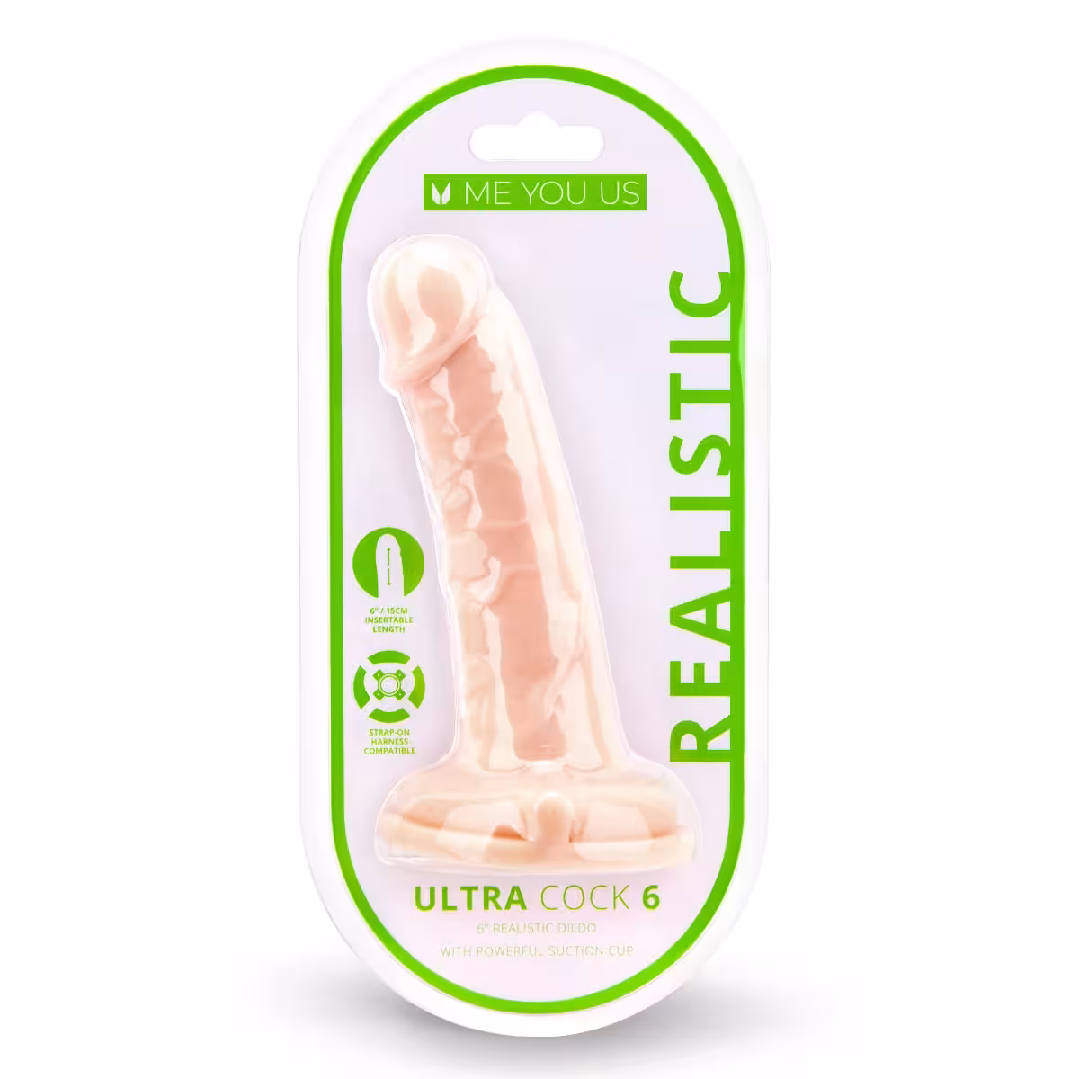 Me You Us Ultra Cock 6 inch Realistic Dildo image 2