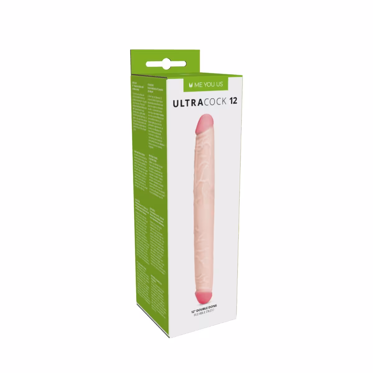 Me You Us Ultra Cock Double Ended Dildo (12") image 2