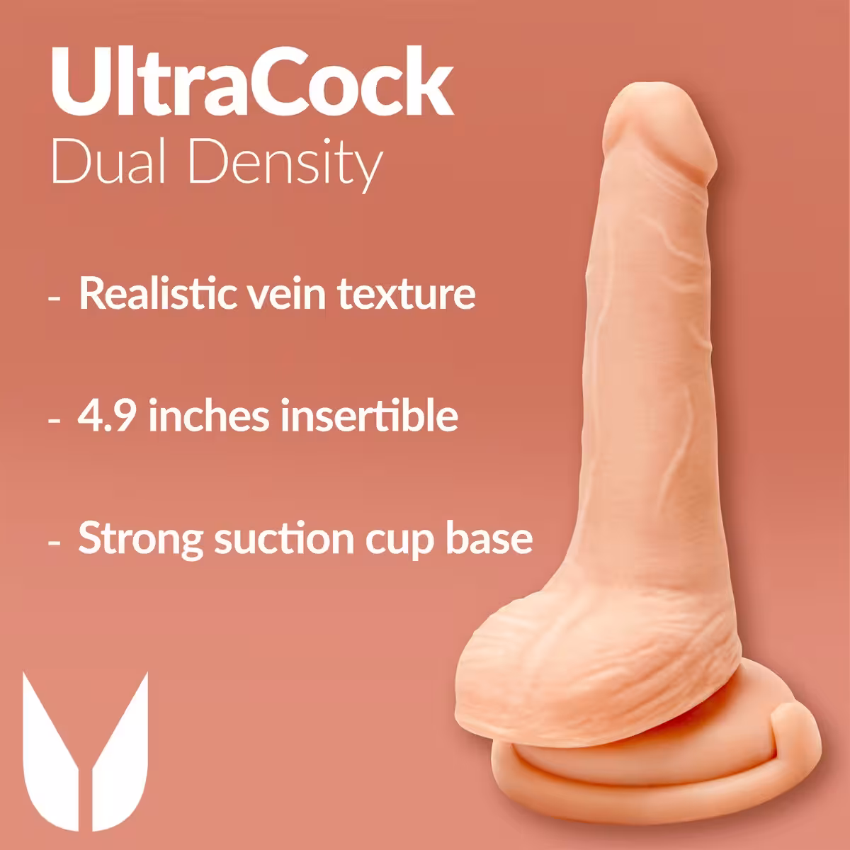Me You Us Ultra Cock Dual Density with Balls 6in image 3