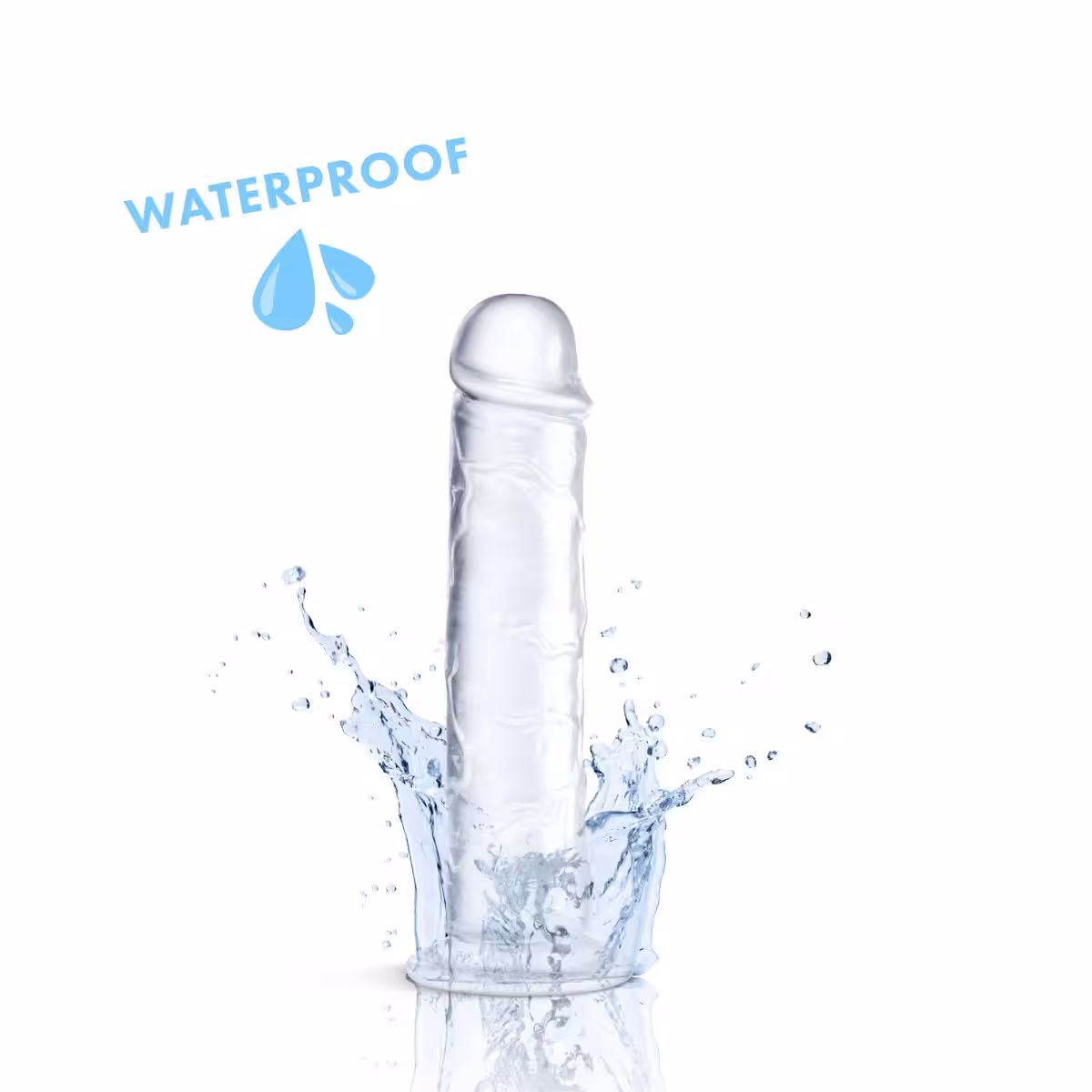 Me You Us Ultra Cock Jelly Dong Clear 6 Inch image 4
